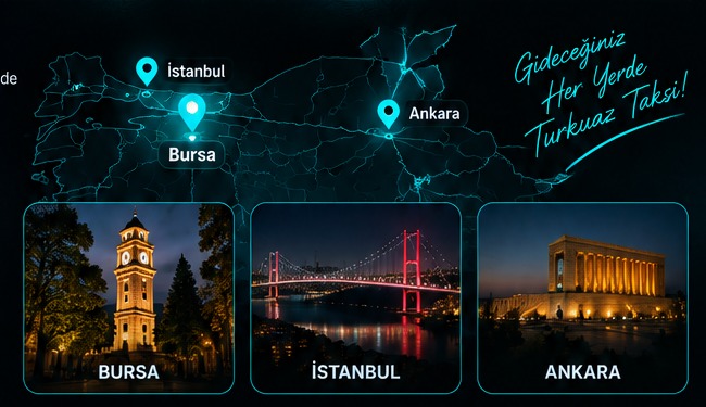 Bursa İstanbul Ankara hizmet bölgeleri